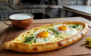 Kaşarlı Yumurtalı Pide